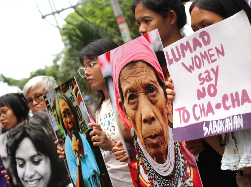 Women activists to Marcos: provide jobs, lower prices, not cha-cha